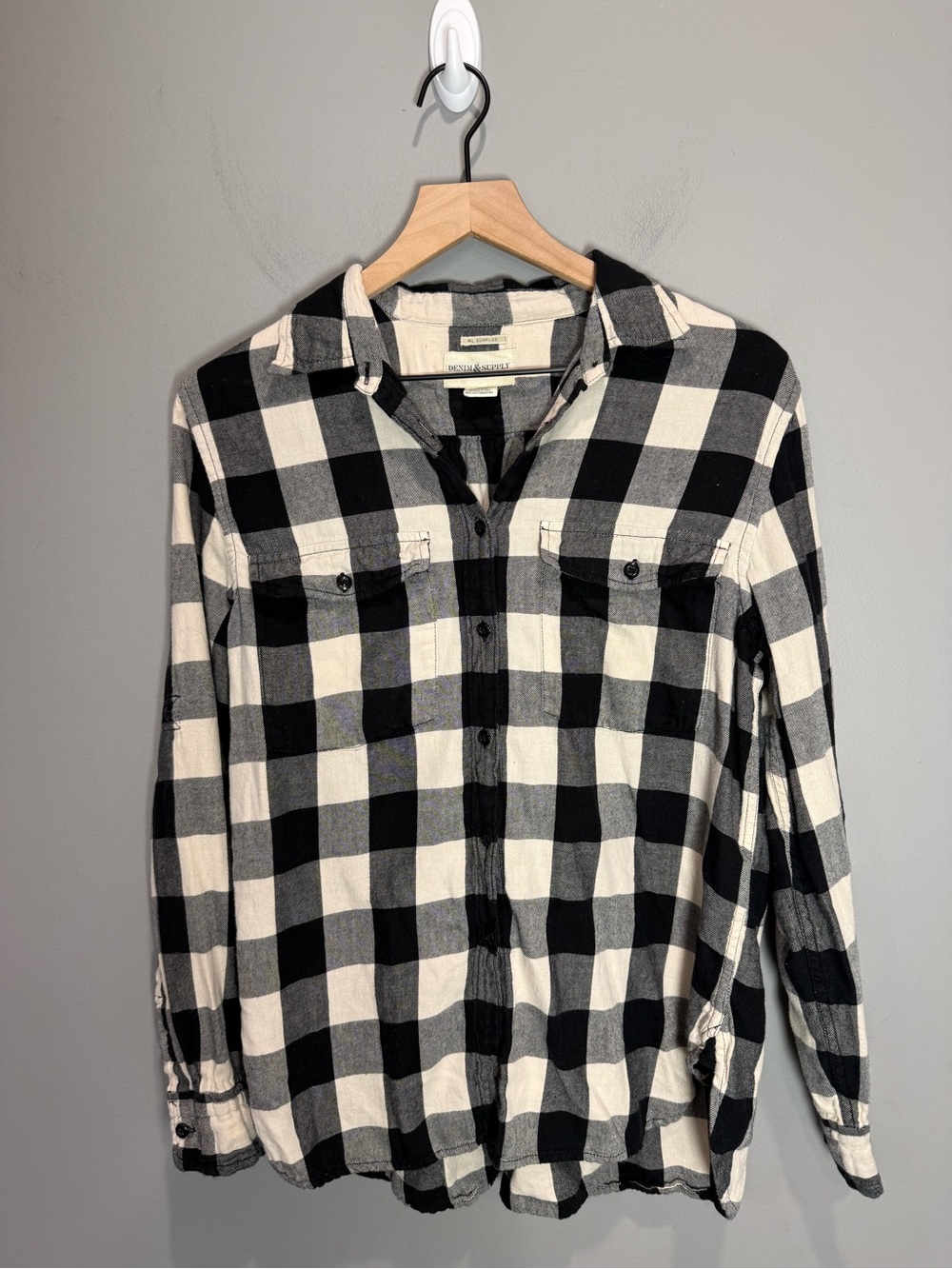 Denim & Supply Ralph Lauren Buffalo Plaid Button Down Shirt Large
